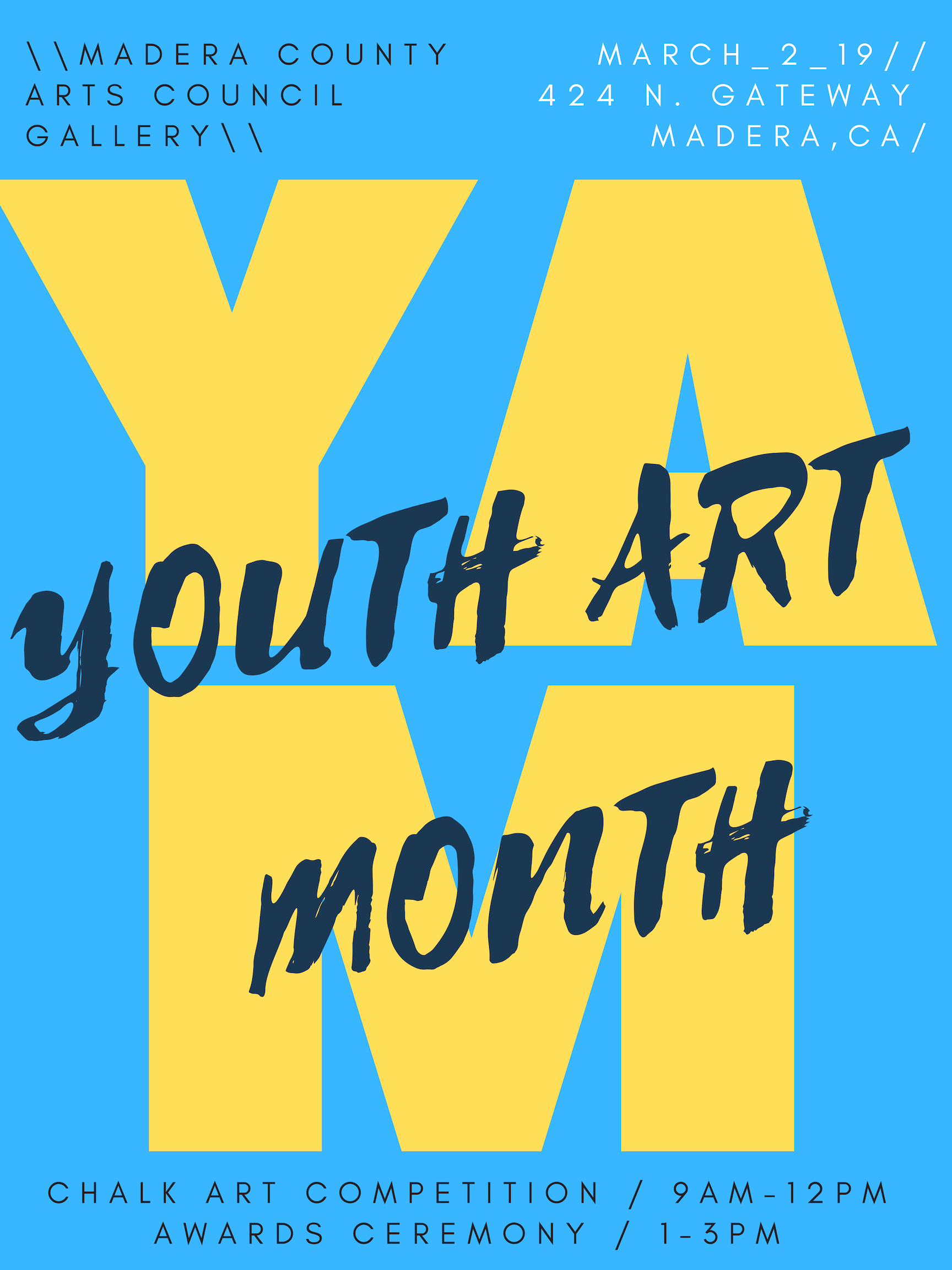 Youth Art Month Chalk Art Competition and Opening Reception